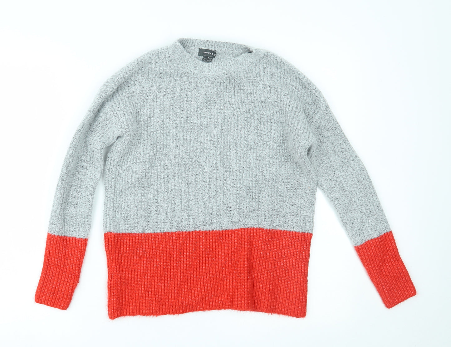 Primark Womens Grey   Pullover Jumper Size M