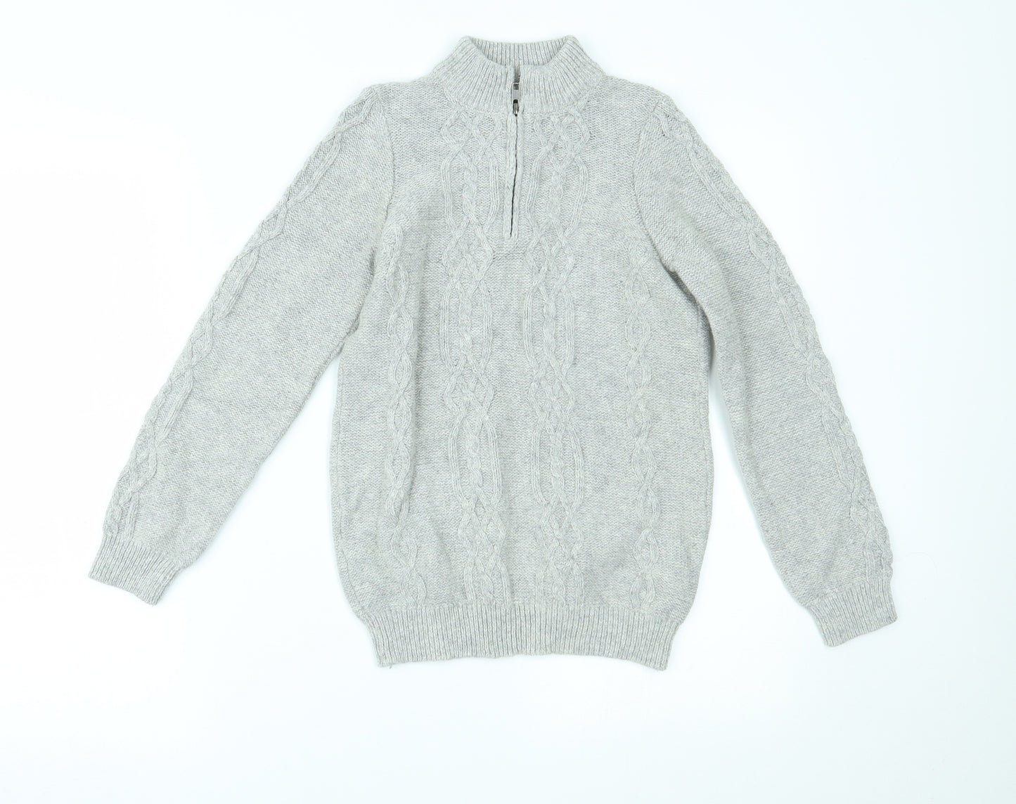 Lily&Dan Boys Grey   Pullover Jumper Size 11-12 Years