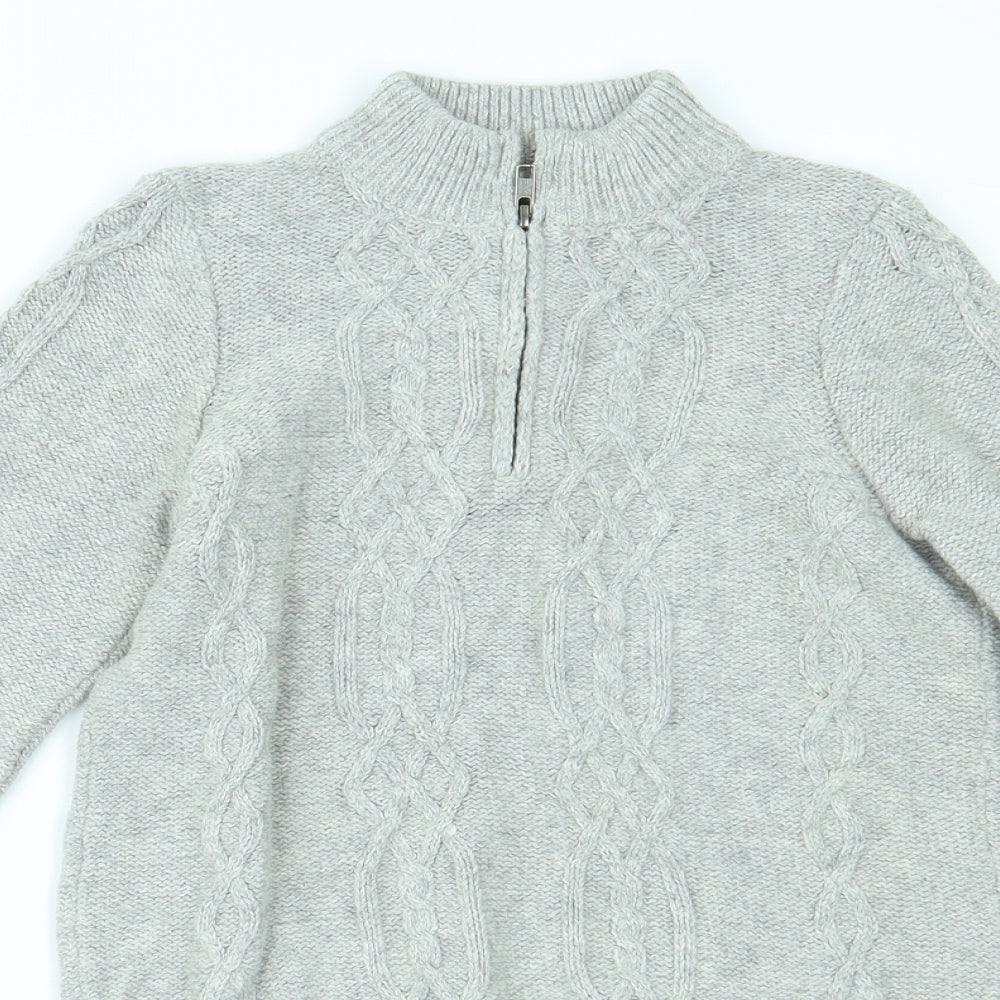 Lily&Dan Boys Grey   Pullover Jumper Size 11-12 Years
