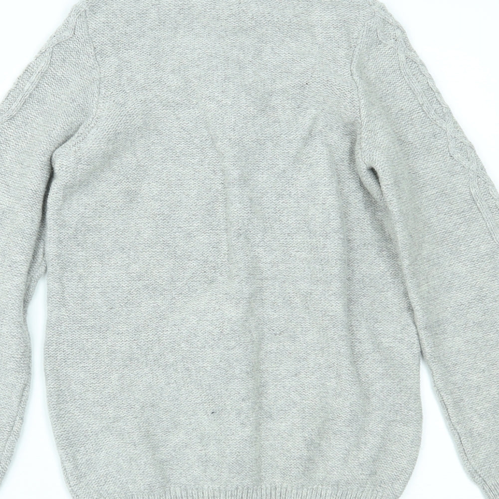 Lily&Dan Boys Grey   Pullover Jumper Size 11-12 Years