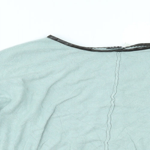 LEBEK Womens Green   Basic Blouse Size 12