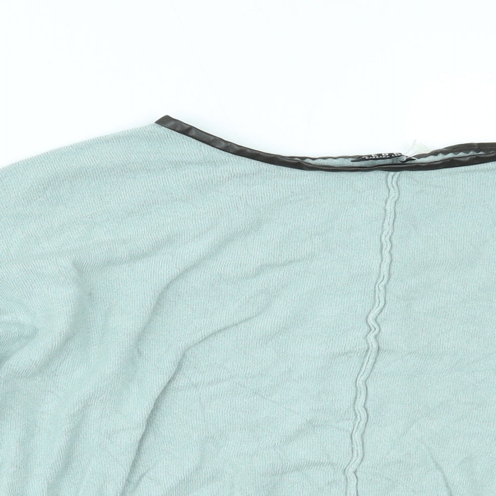 LEBEK Womens Green   Basic Blouse Size 12
