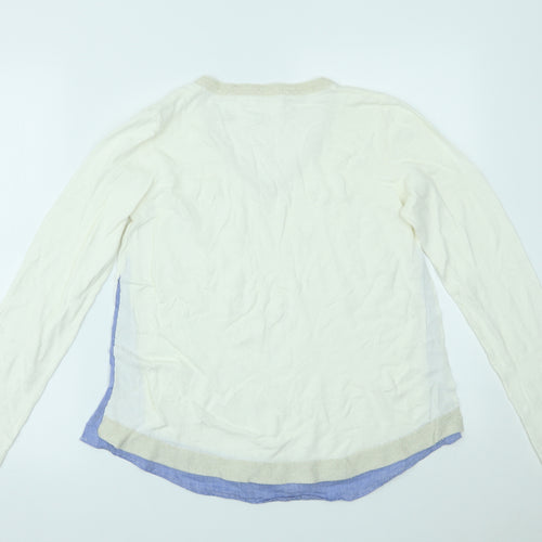 Season Womens White   Basic Blouse Size M