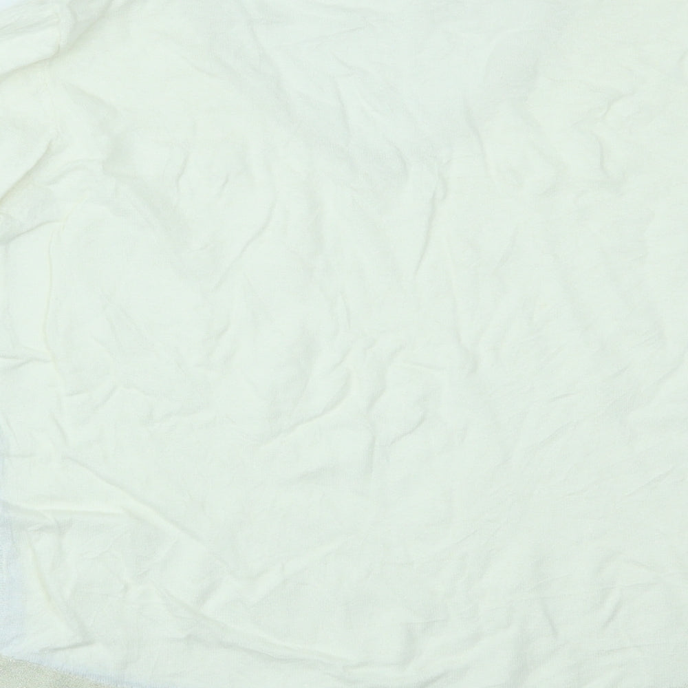 Season Womens White   Basic Blouse Size M