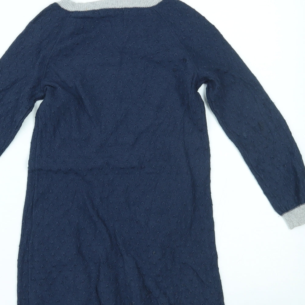 Monoprix Girls Blue   Fit & Flare  Size 6 Years