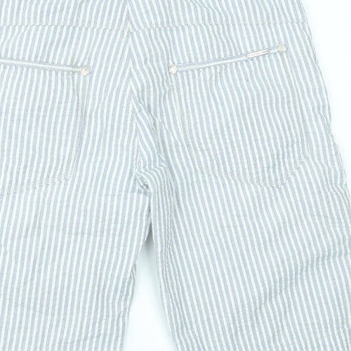 lucky bird Mens Blue Striped  Chino Shorts Size 38