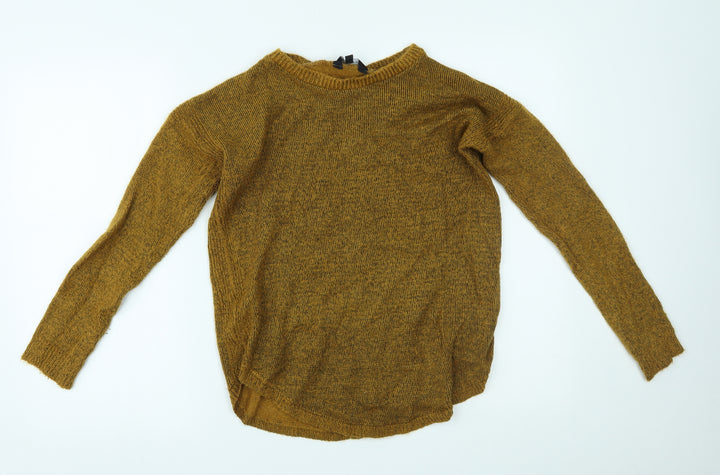 New Look Womens Yellow Pullover Jumper Size 10
