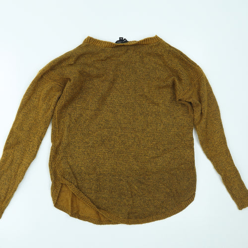 New Look Womens Yellow   Pullover Jumper Size 10
