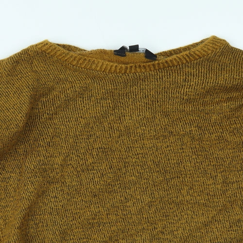 New Look Womens Yellow   Pullover Jumper Size 10