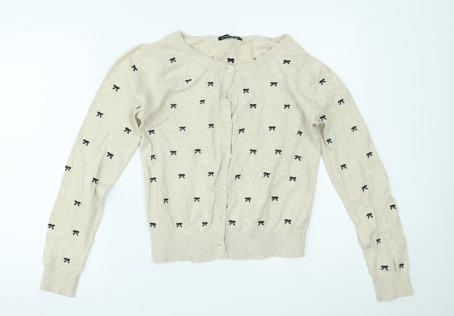 Primark Womens Beige   Cardigan Jumper Size 12