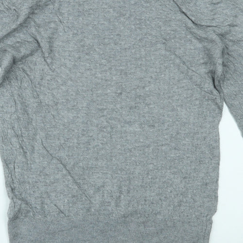 H&M Womens Grey   Basic Blouse Size S