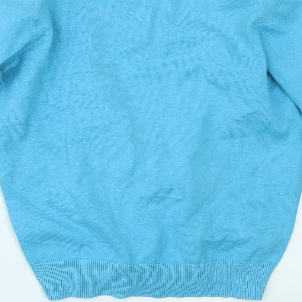 Topman Mens Blue   Cardigan Jumper Size S
