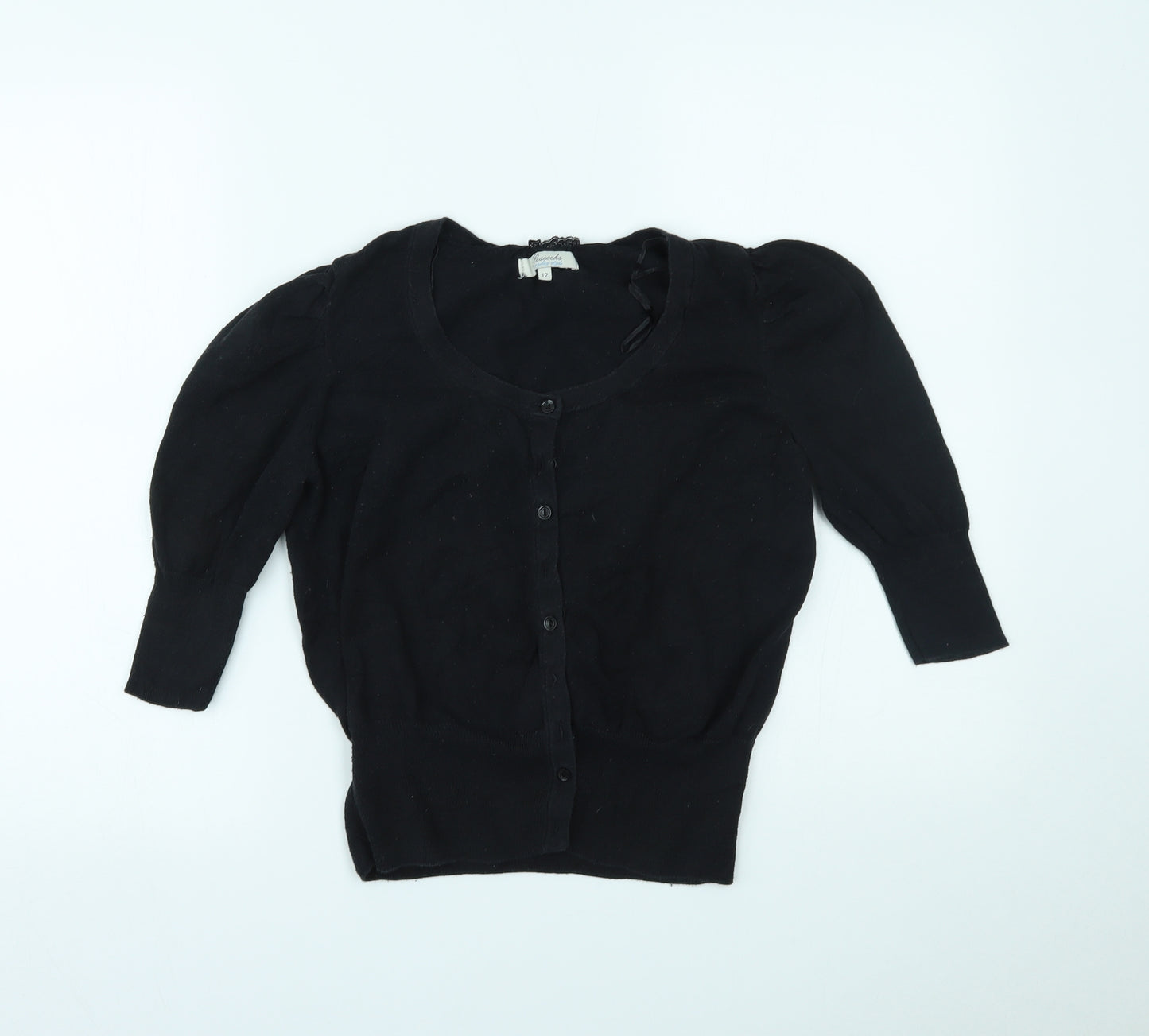 Peacocks Womens Black   Cardigan Jumper Size 12
