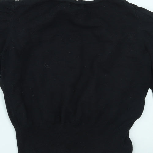 Peacocks Womens Black   Cardigan Jumper Size 12