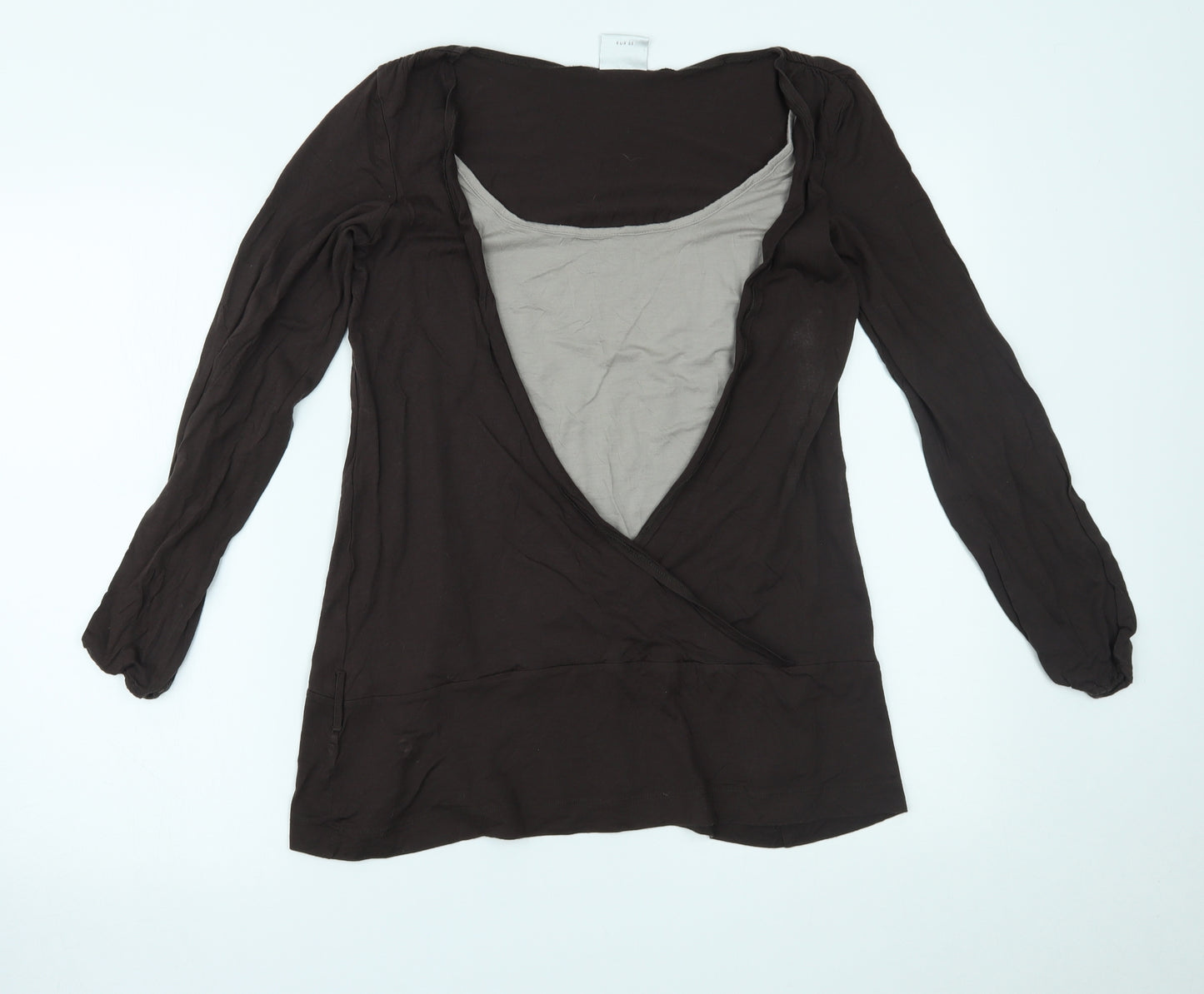 NEXT Womens Brown   Basic Blouse Size 12