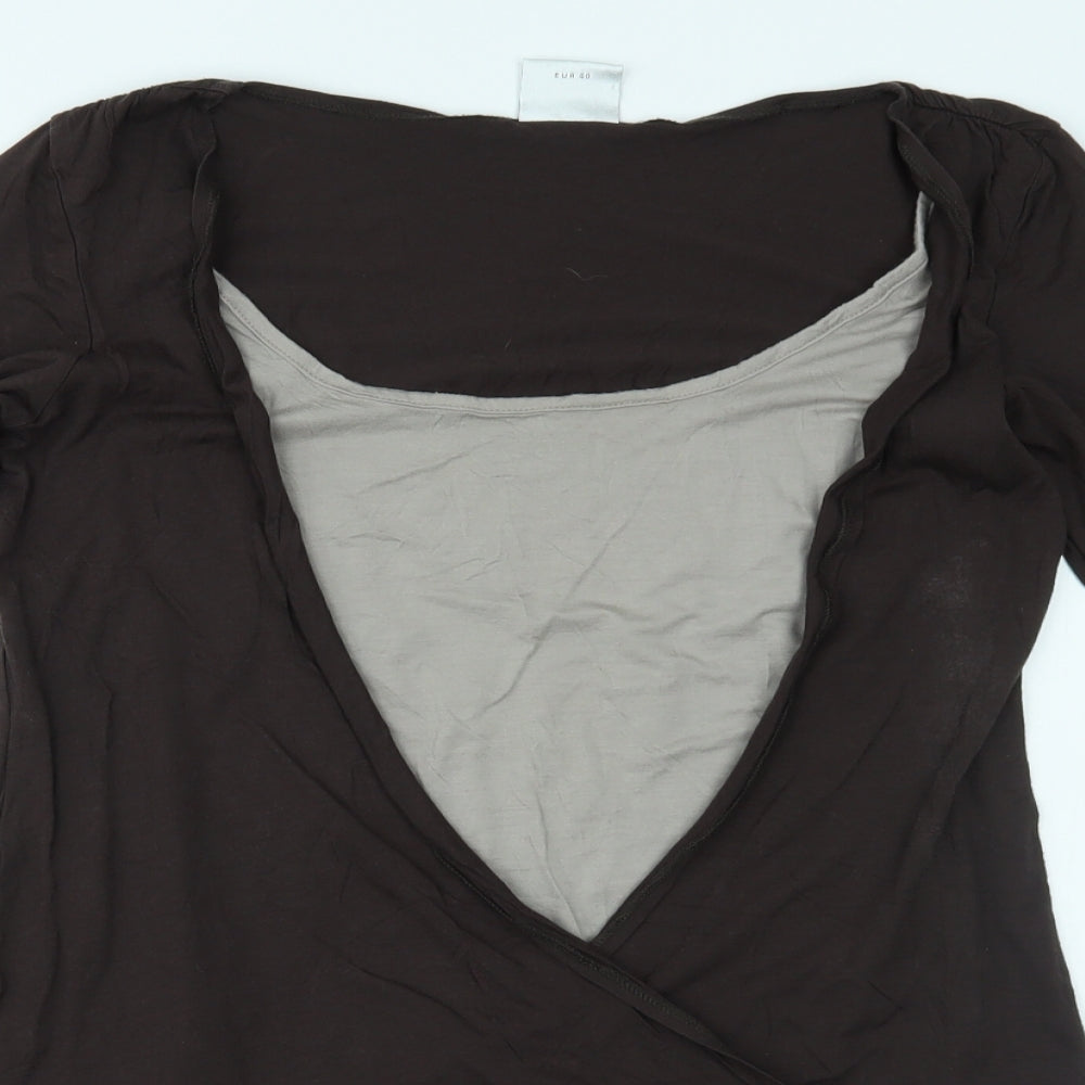 NEXT Womens Brown   Basic Blouse Size 12
