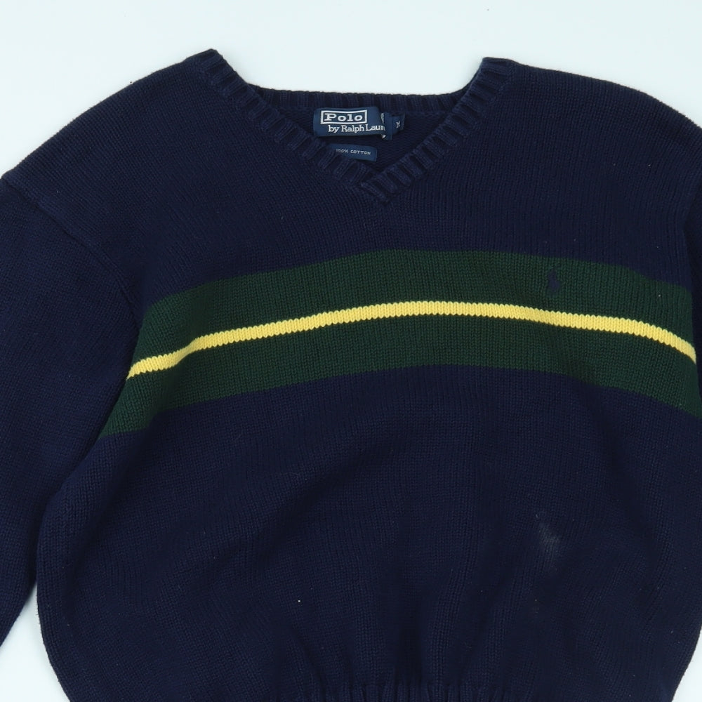 Polo Ralph Lauren Mens Blue   Pullover Jumper Size M