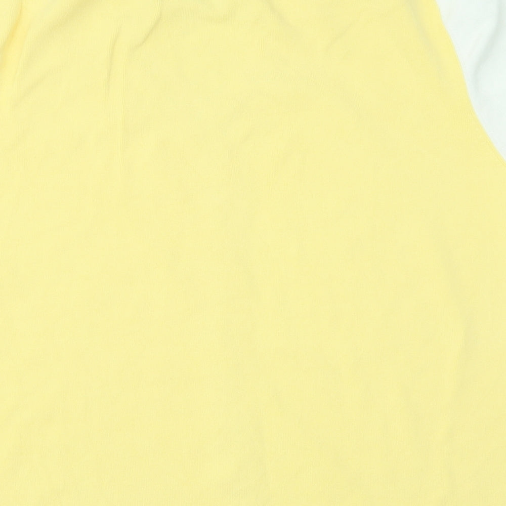 Roman Womens Yellow   Basic T-Shirt Size M
