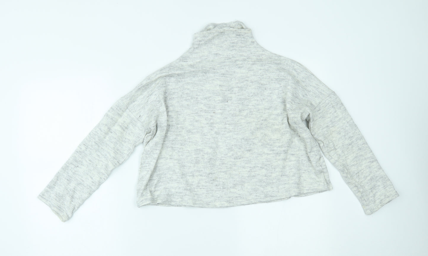 New Look Womens Grey   Basic Blouse Size 10
