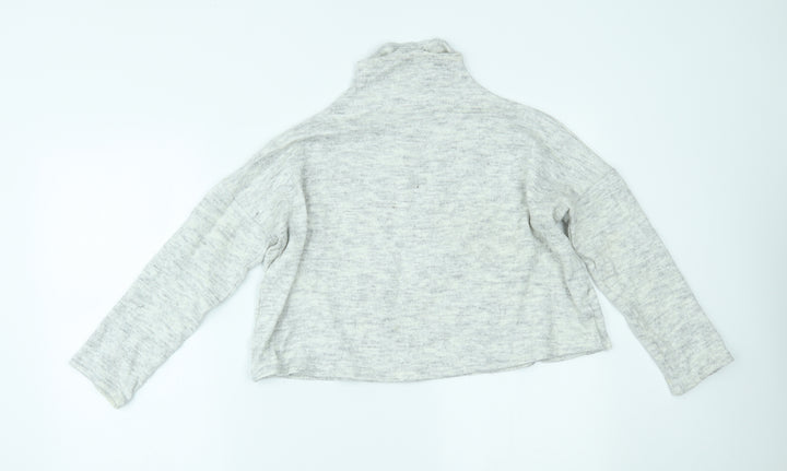 New Look Womens Grey   Basic Blouse Size 10