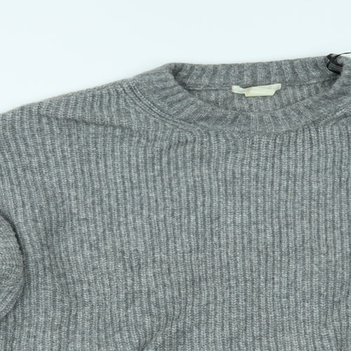 H&M Womens Grey   Pullover Jumper Size S