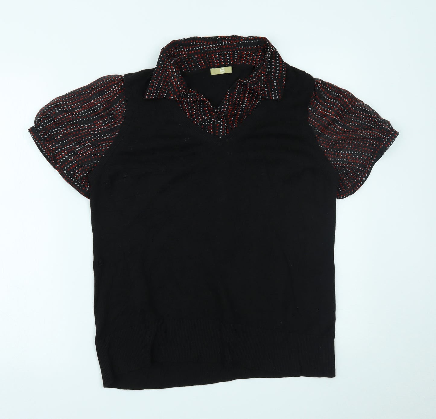 TU Womens Black   Basic Blouse Size 18