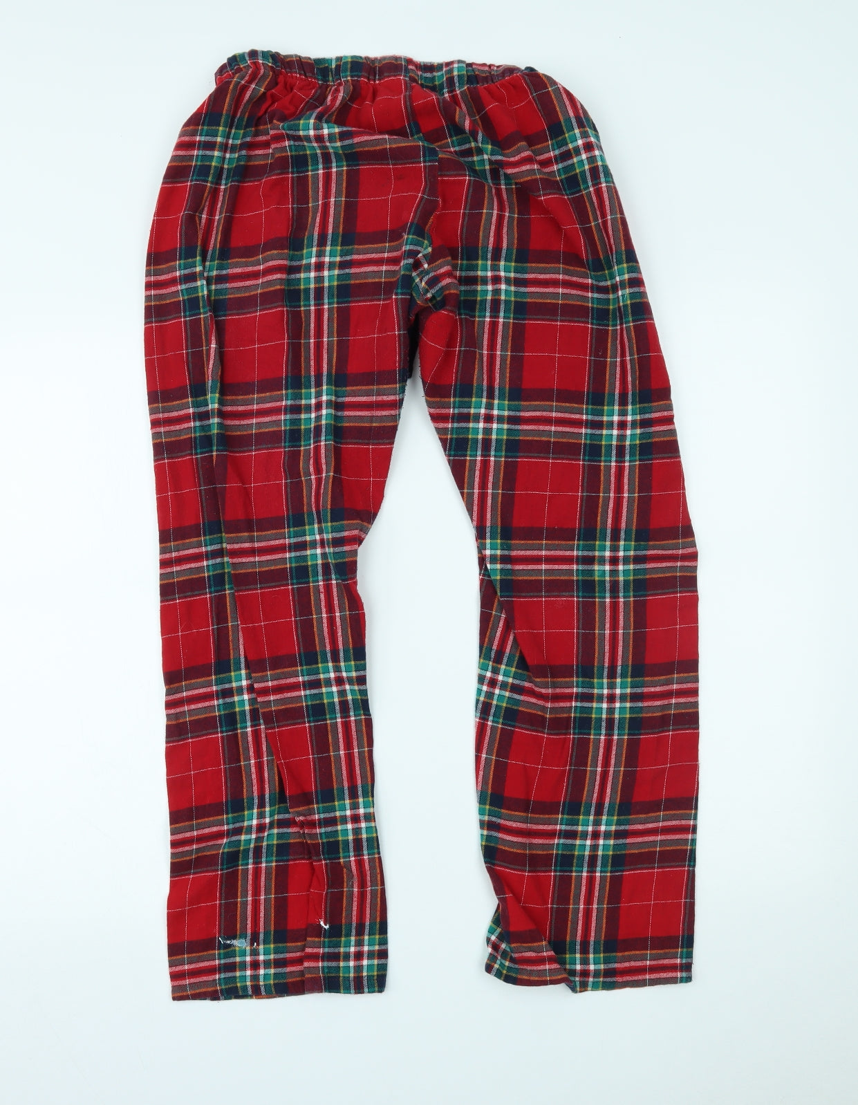 Primark Womens Red Plaid   Pyjama Pants Size M