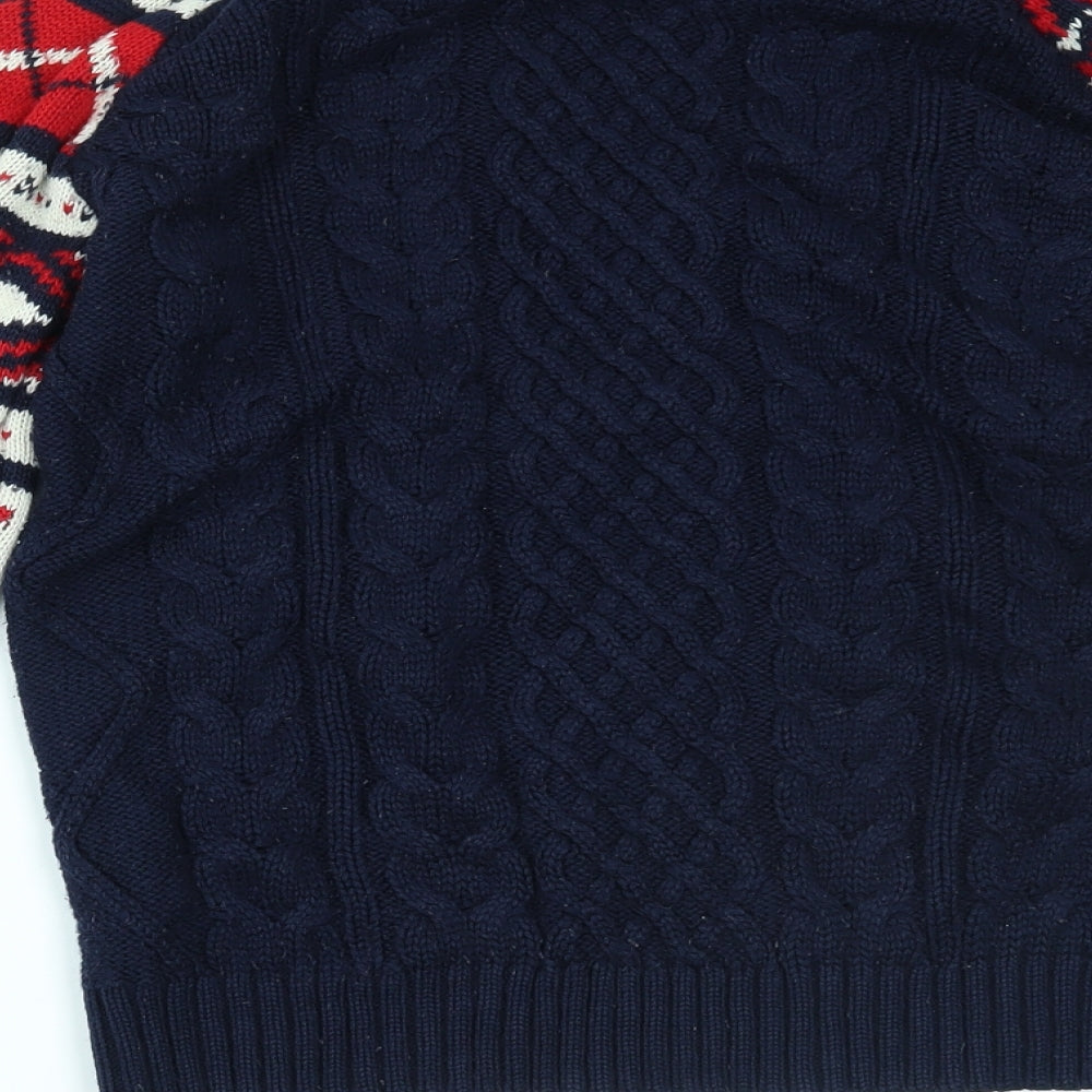 Primark Mens Blue   Pullover Jumper Size XS  - christmas