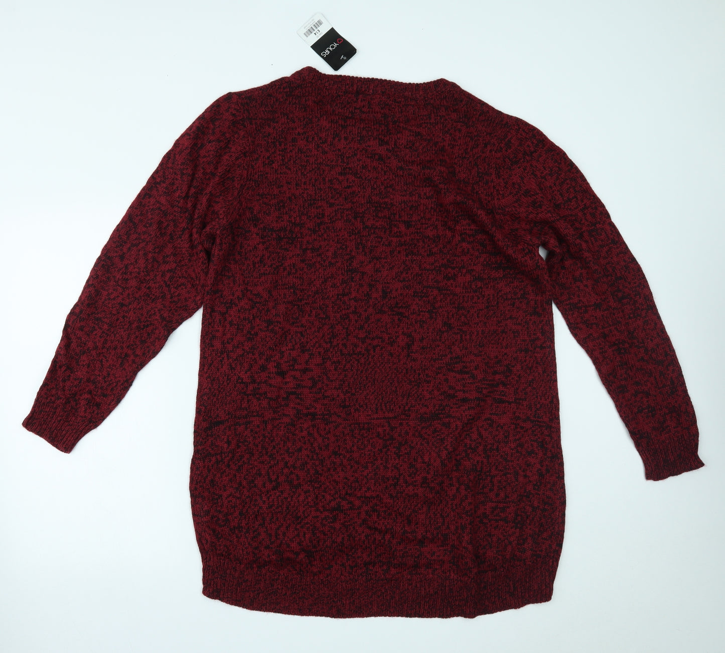 Yours Womens Red   Pullover Jumper Size 20