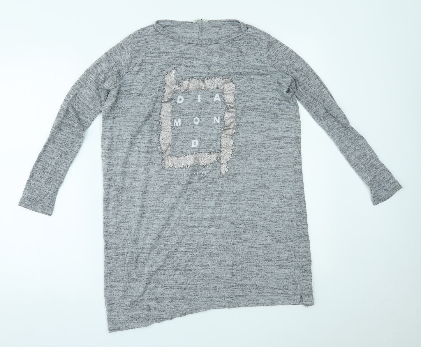 River Island Womens Grey   Basic Blouse Size 6