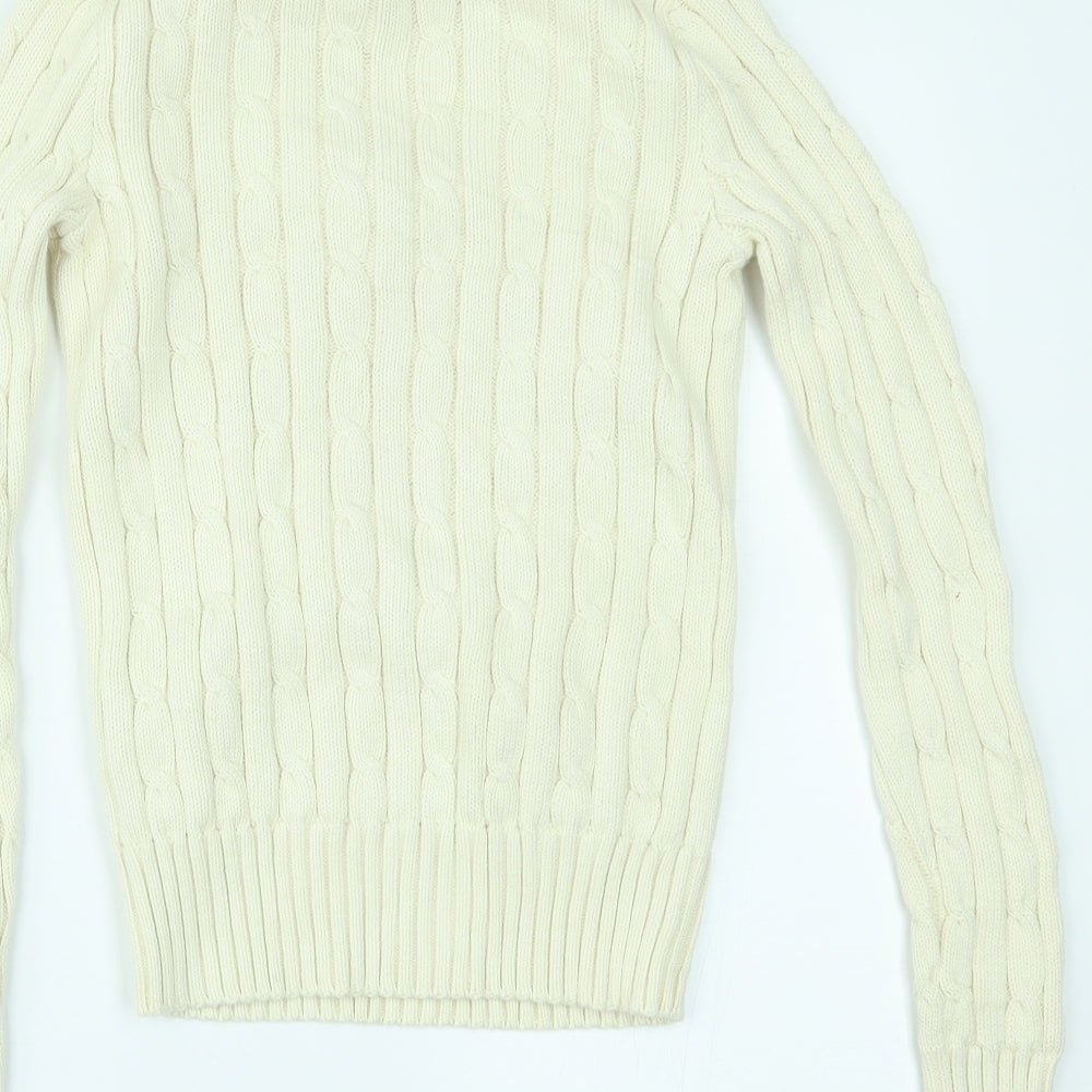 Ralph Lauren Sport Womens Ivory   Pullover Jumper Size S