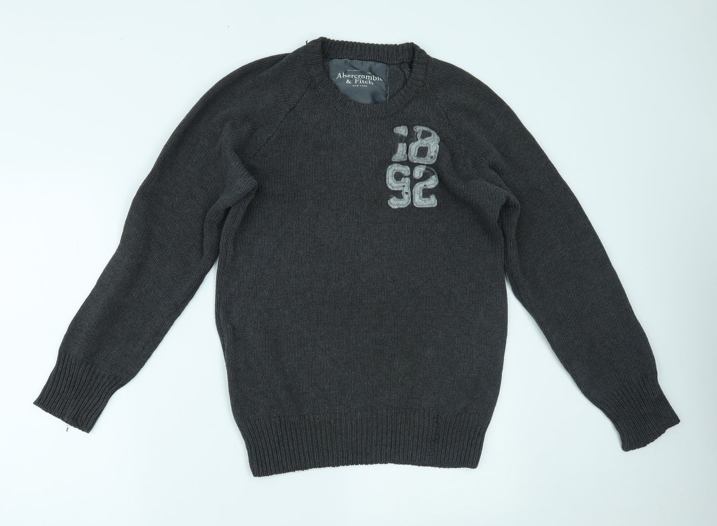 Abercrombie & Fitch Mens Grey   Pullover Jumper Size L