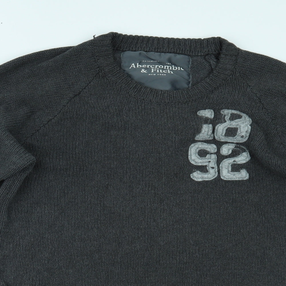 Abercrombie & Fitch Mens Grey   Pullover Jumper Size L