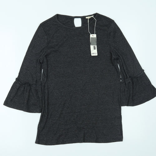 Spirit Womens Grey   Basic Blouse Size M