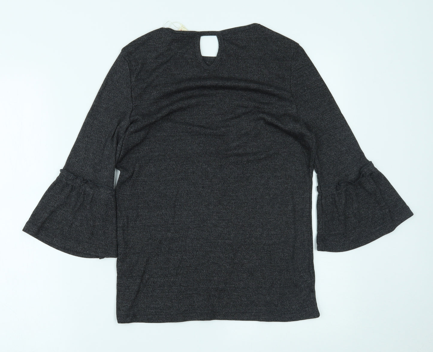 Spirit Womens Grey   Basic Blouse Size M