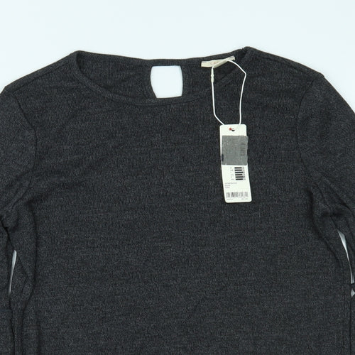 Spirit Womens Grey   Basic Blouse Size M