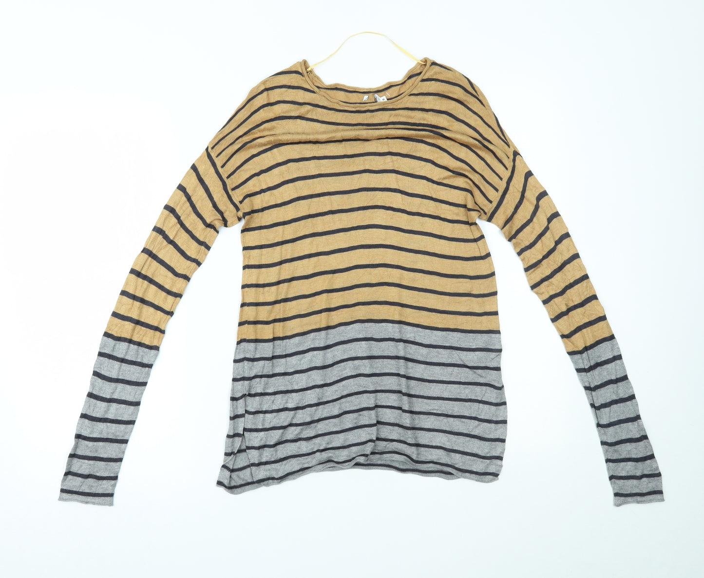 Preworn Womens Multicoloured Striped  Basic Blouse Size M