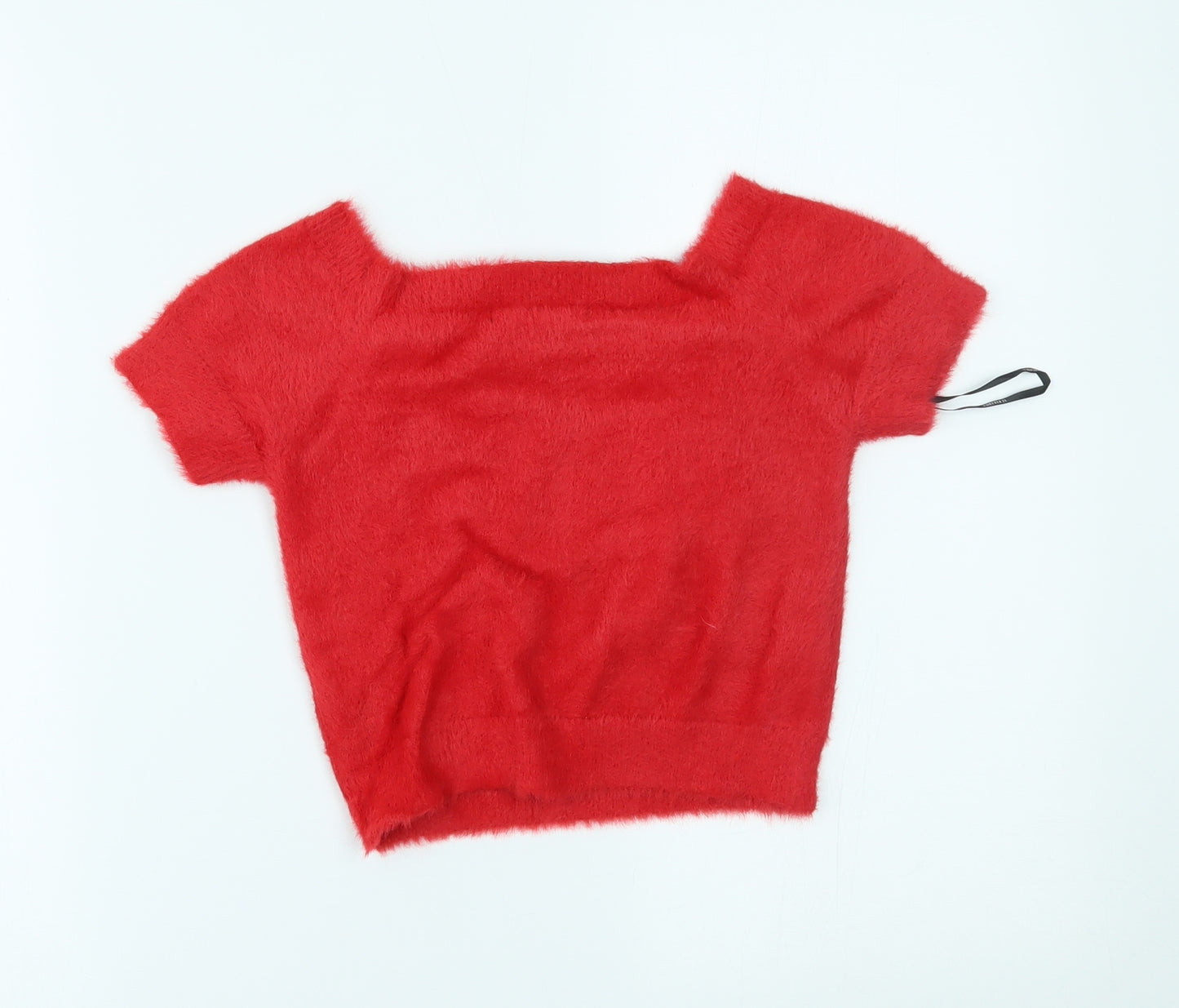 FOREVER 21 Womens Red   Cropped T-Shirt Size M