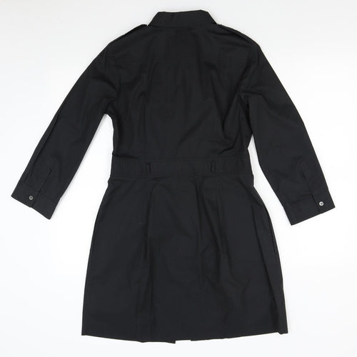 Theory Womens Black   Shirt Dress  Size 6