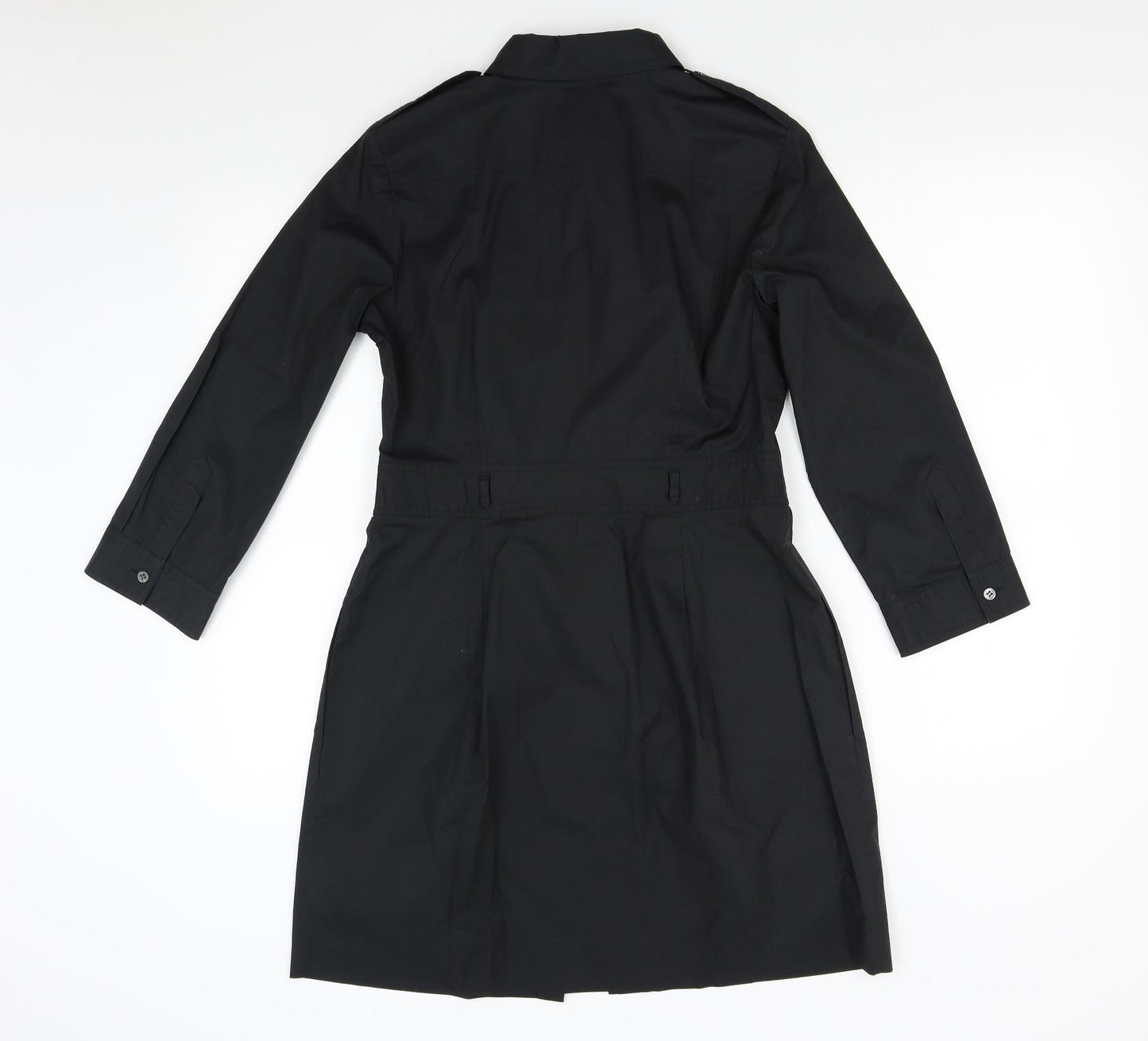 Theory Womens Black   Shirt Dress  Size 6