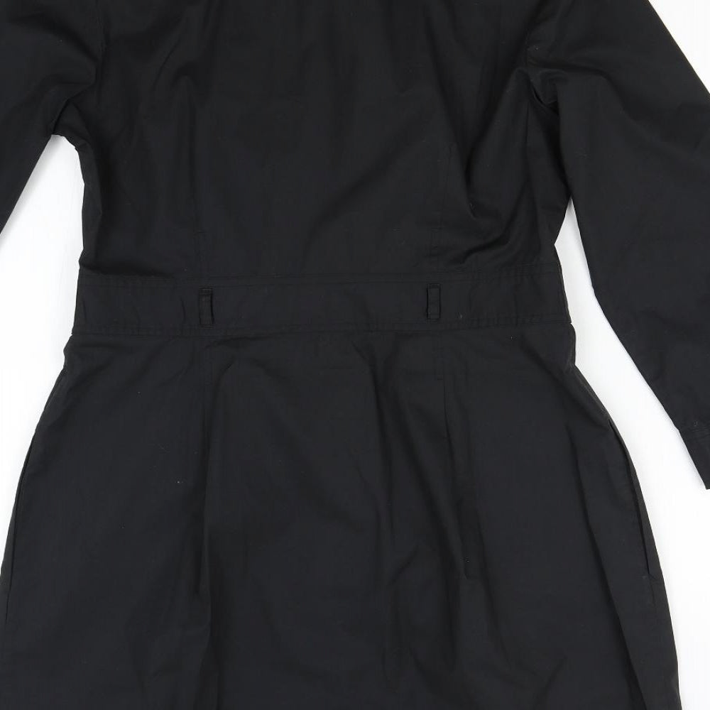 Theory Womens Black   Shirt Dress  Size 6