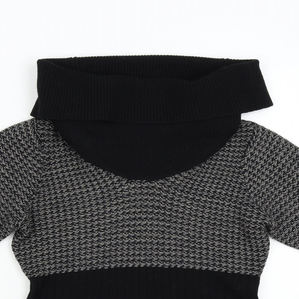 Karen Millen Womens Grey  Knit Pullover Jumper Size M