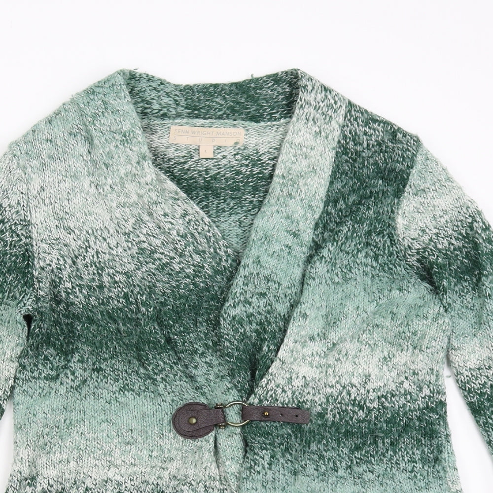 Fenn Wright Manson Womens Green   Cardigan Jumper Size L