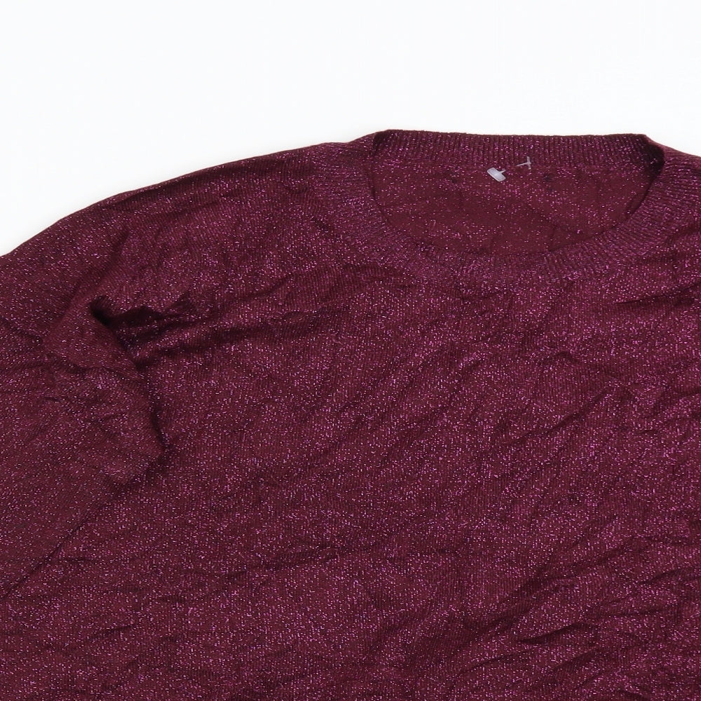 Primark Womens Pink  Knit Pullover Jumper Size 14