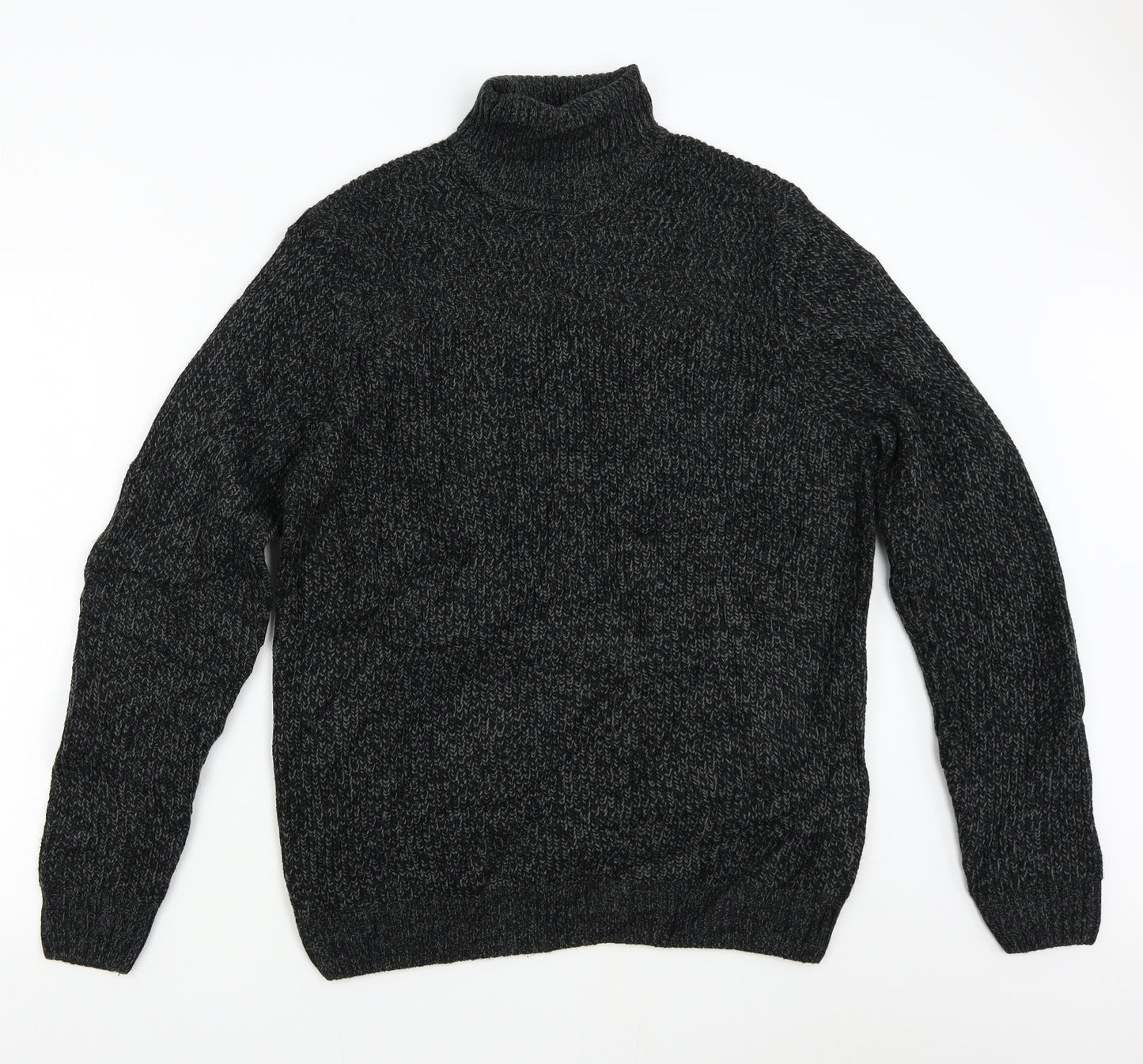 Burton Mens Black  Knit Pullover Jumper Size L