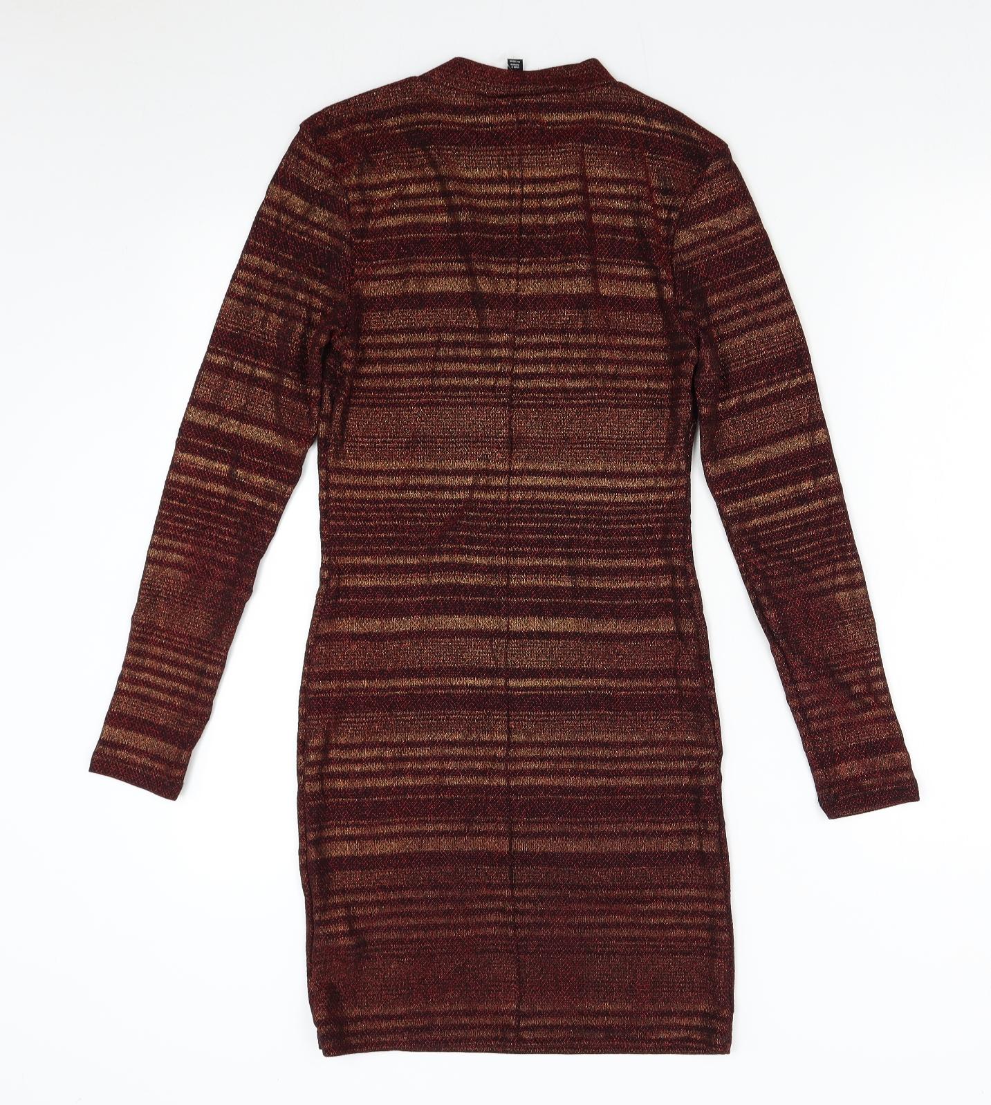 Topshop Womens Red   Jumper Dress  Size 10