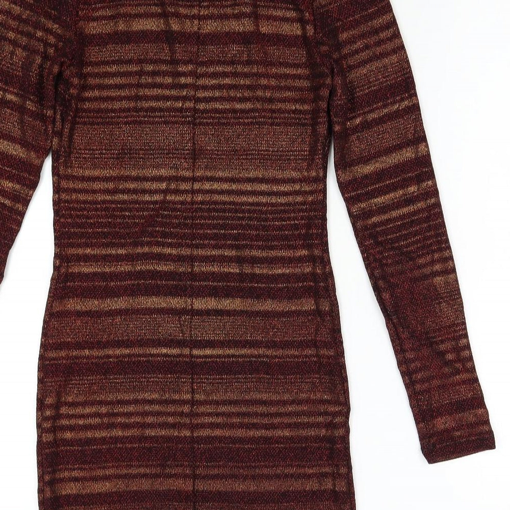 Topshop Womens Red   Jumper Dress  Size 10