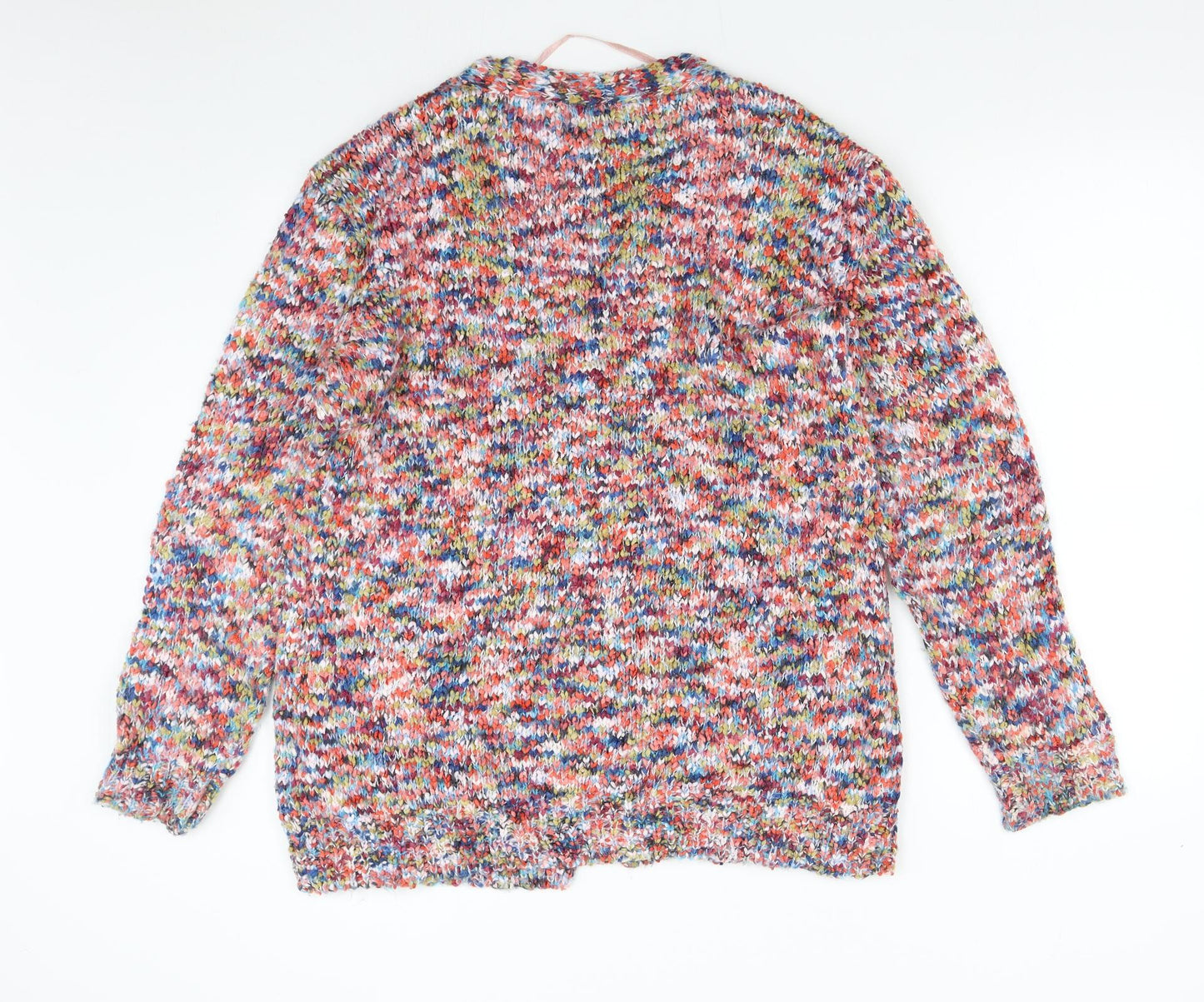 Primark Womens Multicoloured  Knit Cardigan Jumper Size 14