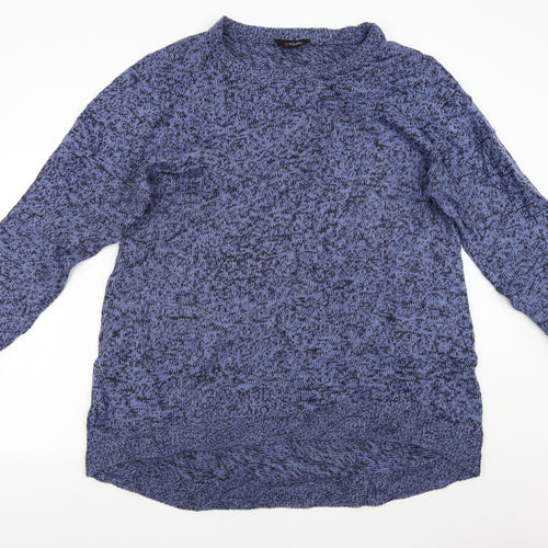Yours Womens Blue  Knit Pullover Jumper Size 22