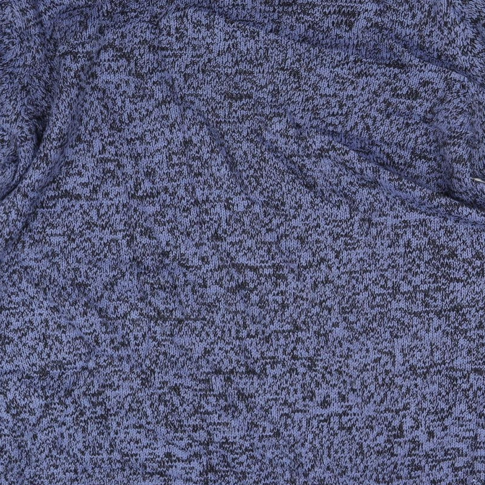 Yours Womens Blue  Knit Pullover Jumper Size 22